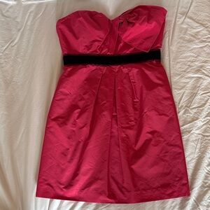 Elegant Pink Strapless Dress